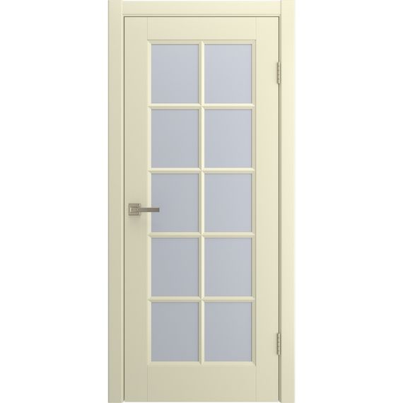 Фото двери Аморе жемчуг эмаль со стеклом