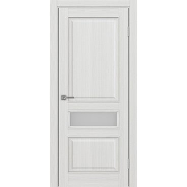 Межкомнатная дверь Тоскана багет 631.121 ясень серебристый со стеклом