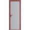 Алюминиевая межкомнатная дверь 1AP красный антрацит лайт грей элегант