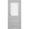 Межкомнатная дверь Тоскана 631.211 серый дуб со стеклом