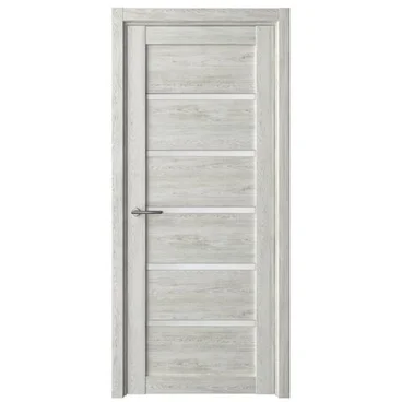 Межкомнатная дверь Вена эко-шпон дуб нордик со стеклом