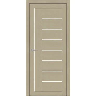 Межкомнатная дверь Light Soft touch 2110 софт кремовый остеклённая