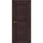 Фото двери эко шпон Porta 21 в цвете wenge veralinga