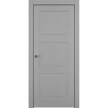 Межкомнатная дверь эмаль Классика 33 серая глухая
