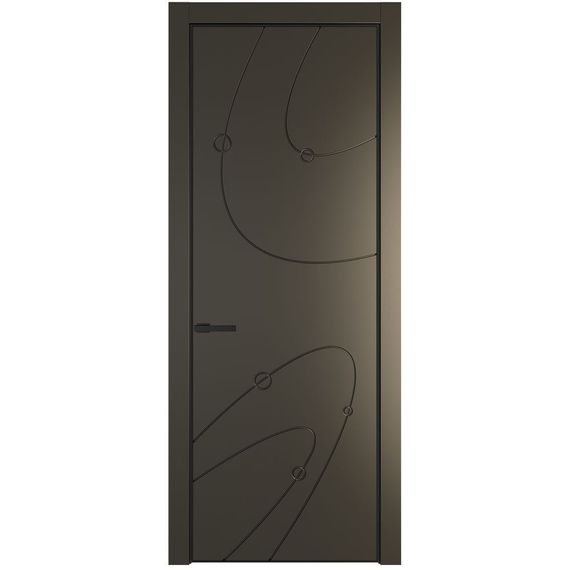 Межкомнатная дверь 5PA перламутр бронза глухая