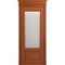 Межкомнатная дверь массив дуба Viporte Классика 1 коньяк остеклённая