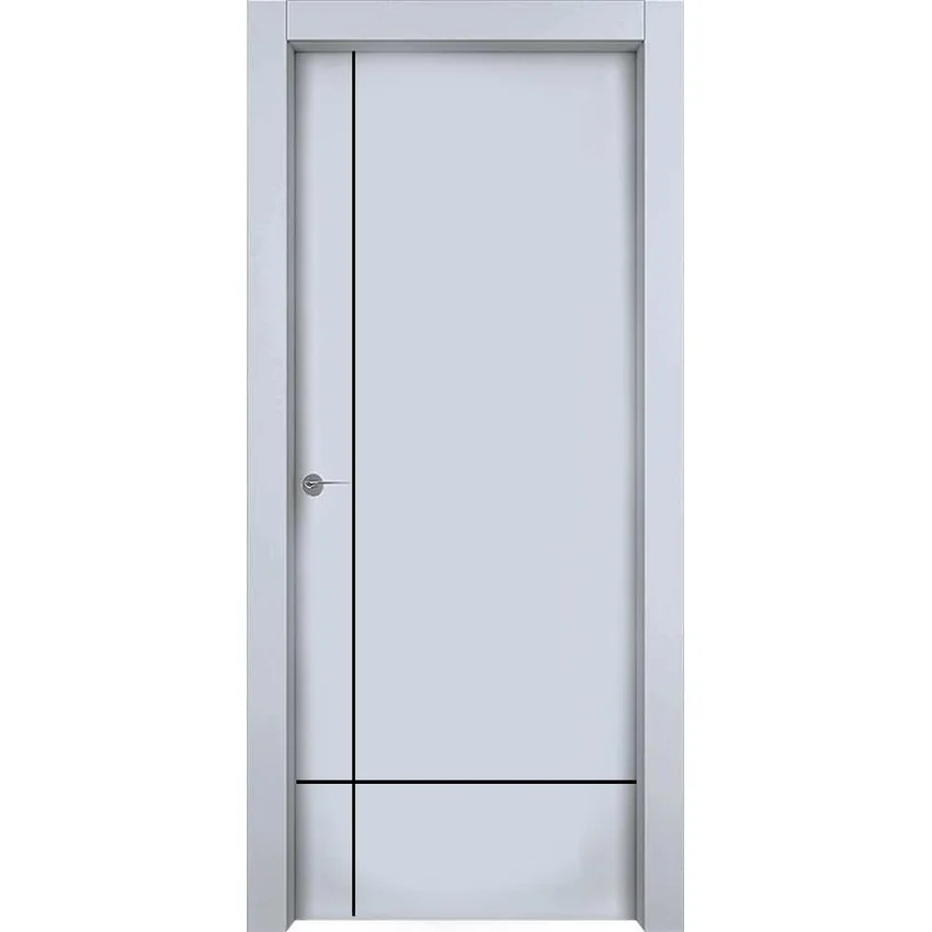 Межкомнатная дверь эмаль 1001 M3 RAL 7047 глухая