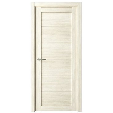 Межкомнатная дверь Вена эко-шпон белый кипарис глухая