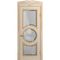Межкомнатная дверь массив бука Viporte Лацио Амбиенте ваниль патина золото остекление 3