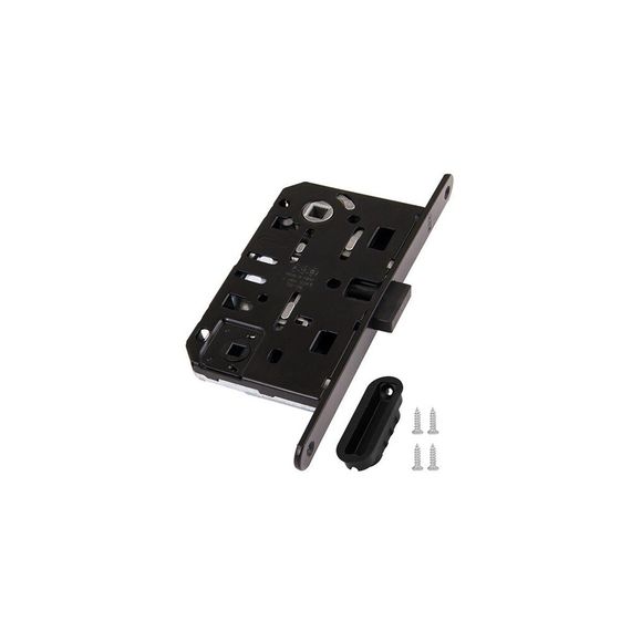 Защёлка магнитная AGB Mediana Polaris for Profil Doors 190 мм с ответной планкой чёрный матовый