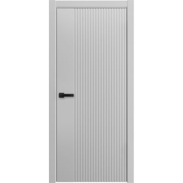Межкомнатная дверь эмаль Ультра серая RAL 7047 глухая
