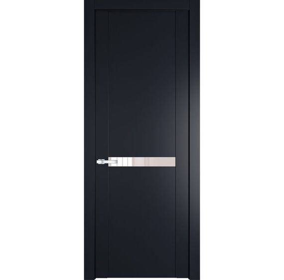 Межкомнатная дверь 1.4P нэви блу остеклённая