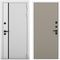 Входная дверь Пиано белый матовый панель гладкая