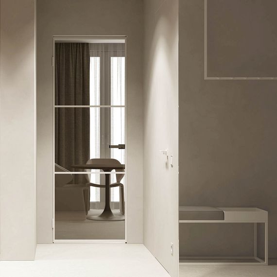 Loft 3 в скрытом алюминиевом коробе с ручкой ISSDOO BD272