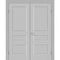 Фото двустворчатой распашной двери Кобальт 27 манхэттен глухая