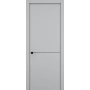 Межкомнатная дверь керамик MN 2 шеллак серый глухая