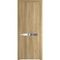 Межкомнатная дверь 1.4N дуб карамель остеклённая