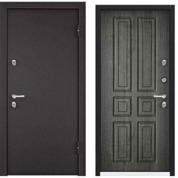 Входная стальная дверь Torex Snegir 20 MP горячий шоколад S20-08 КТ дуб пепельный