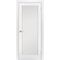 Фото межкомнатная дверь экошпон Profilo Porte PSE-25 белоснежная остеклённая