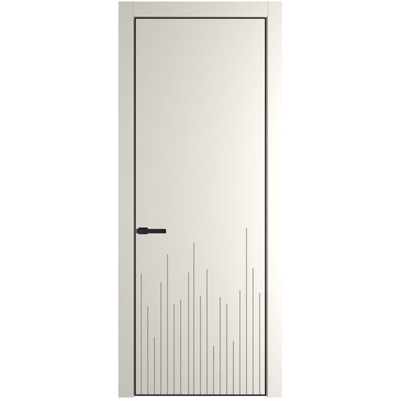 Межкомнатная дверь 7PA перламутр белый глухая