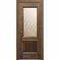 Фото межкомнатной двери шпон Мальта дуб натуральный с патиной остеклённая
