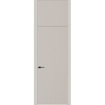 Межкомнатная дверь с фальшфрамугой эмаль Ofram Линнея 1 латте