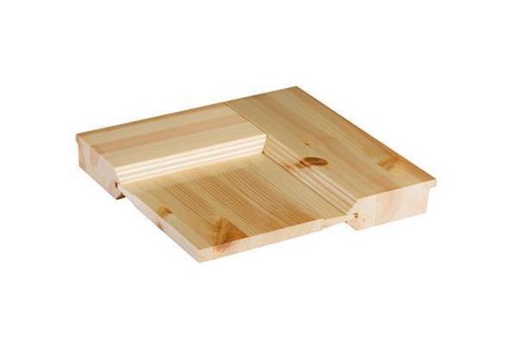 Разрез полотна массив сосны с четвертью