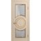 Межкомнатная дверь массив бука Viporte Лацио Амбиенте ваниль патина золото остекление 5