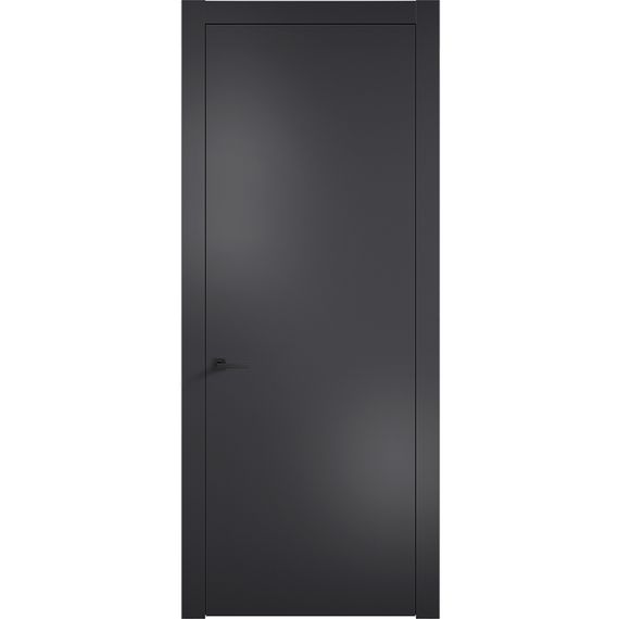 Фото межкомнатной двери эмаль Дверцов Мона RAL 9004 глухая