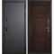 Входная дверь Э1 серый софт панель сборная венге