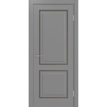 Межкомнатная дверь Тоскана 602С.2121 серый со стеклом