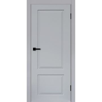Межкомнатная дверь эмаль Нео 8 серый RAL 7047 глухая