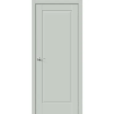 Межкомнатная дверь эмалит Прима-10 grey matt глухая