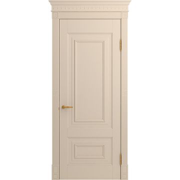 Межкомнатная дверь массив бука Viporte Неаполь ваниль глухая