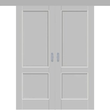 Раздвижная двустворчатая дверь Кобальт 25 манхэттен глухая