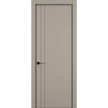 Межкомнатная дверь керамик MN 4 бежевый глухая