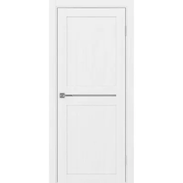 Межкомнатная дверь экошпон Турин 520.121 белый лёд остеклённая