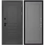 Входная дверь Сенатор Плюс SOLID ПВХ грей нубук абсолют софт панель ПВХ антрацит
