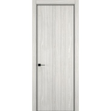 Межкомнатная дверь керамик MN 1 дуб белый глухая