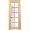 Фото межкомнатной двери массив сосны Кастро ПО-10 под покраску остеклённая