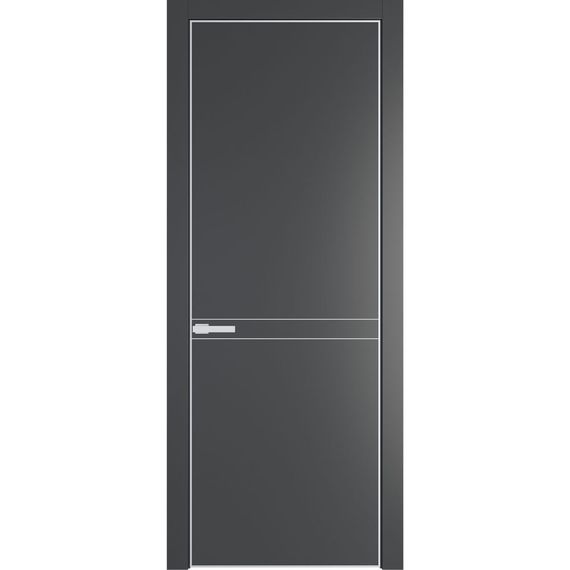Межкомнатная дверь 11PA графит глухая