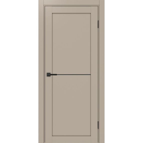 Межкомнатная дверь экошпон Турин 502АПП.11 мокко с молдингом
