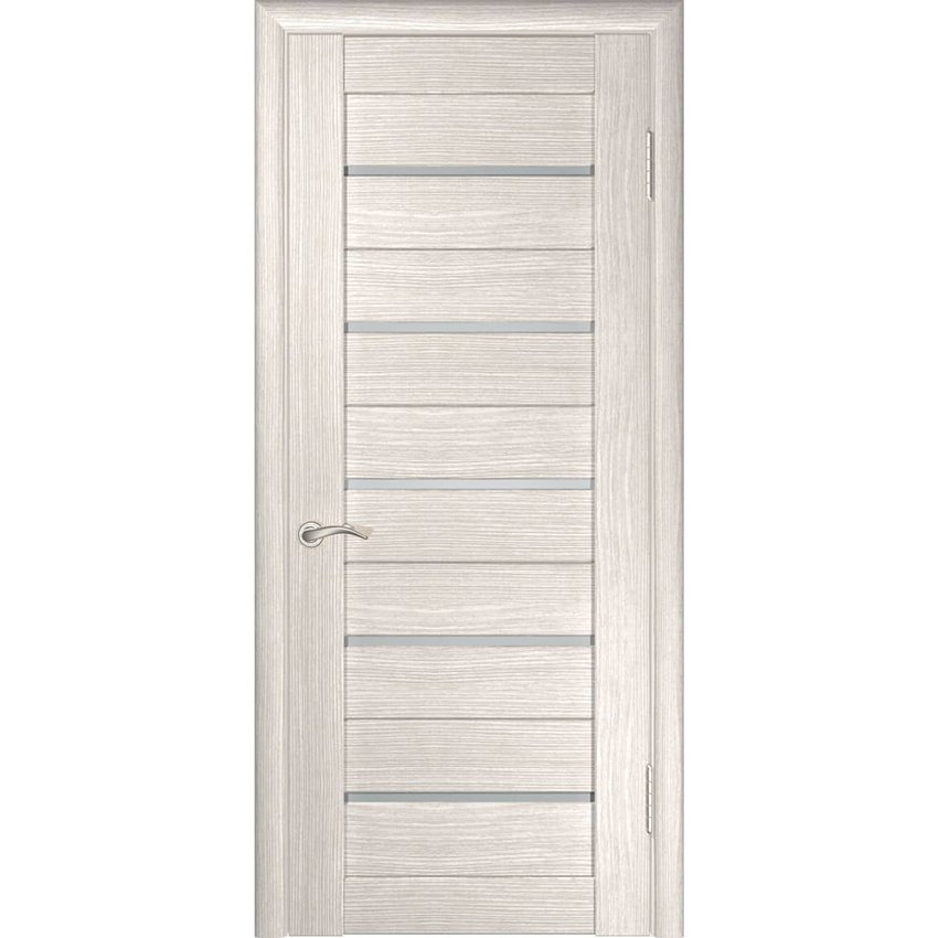 Фото двери экошпон ЛУ-22 капучино со стеклом