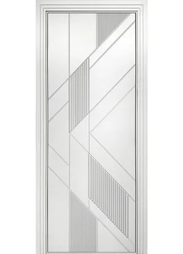 Межкомнатная дверь эмаль Ультра Z белая глухая
