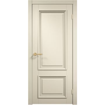 Межкомнатная дверь эмаль Дверцов Болонья цвет жемчужно-белый RAL 1013 глухая
