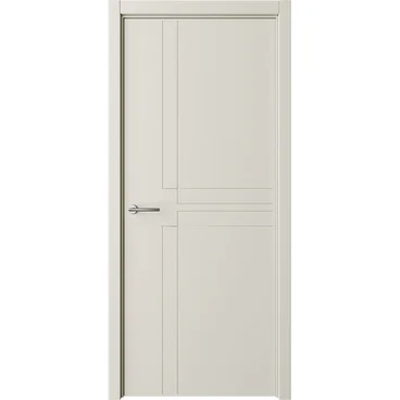 Межкомнатная дверь эмаль Albero Геометрия 3 латте глухая