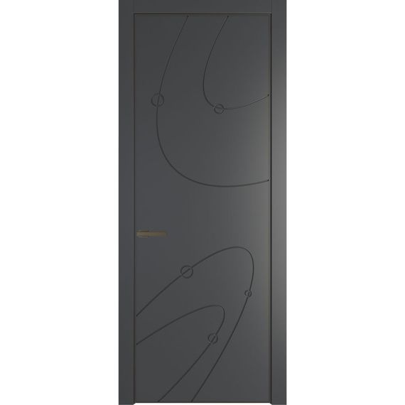Межкомнатная дверь 5PA графит глухая