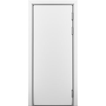 Маятниковая влагостойкая дверь Poseidon белая глухая