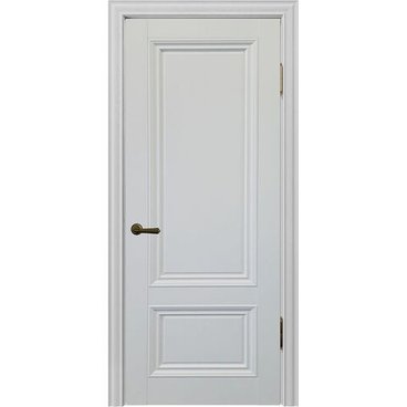 Межкомнатная дверь экошпон Алтай 802 barhat light grey глухая