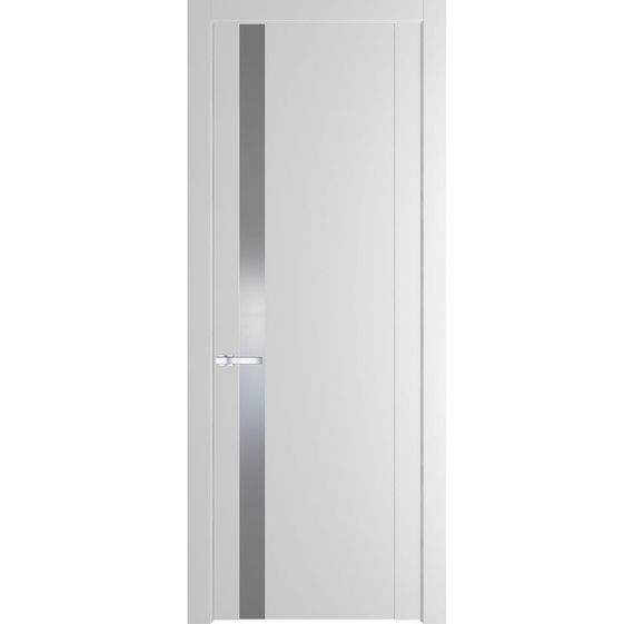 Межкомнатная дверь 1.2P крем вайт остеклённая